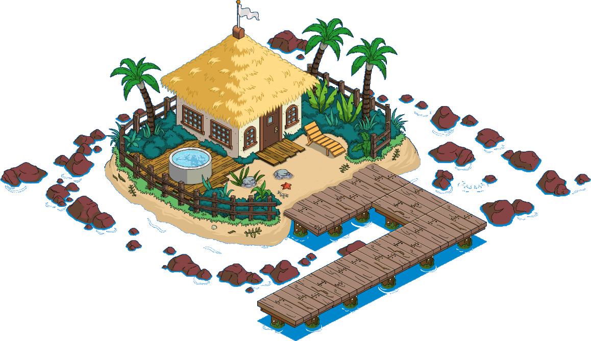 Private Island Level 1 Upgrade - Simpsons Tapped Out Island (1158x669)