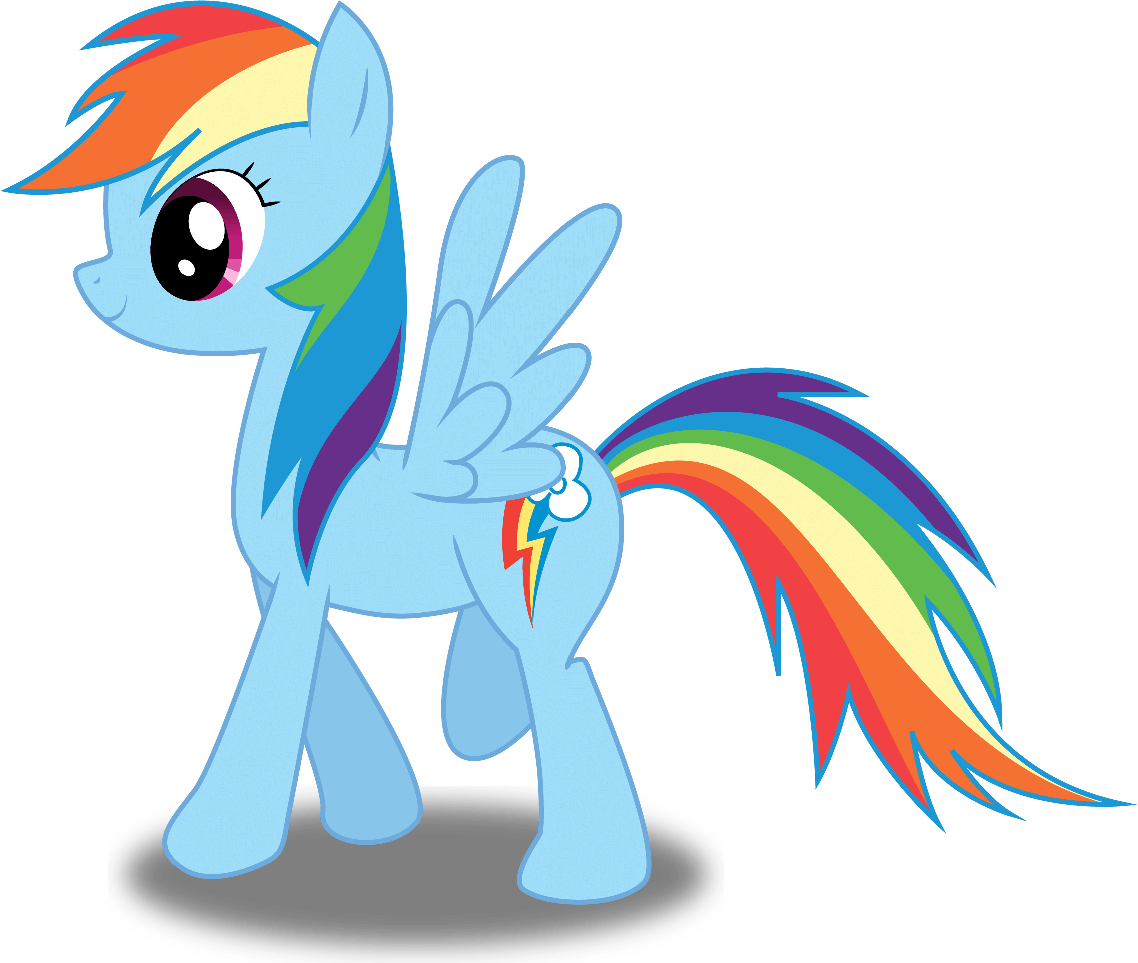 Rainbow Dash Clipart Black And White - Rainbow Dash Pin The Tail (2274x1925)