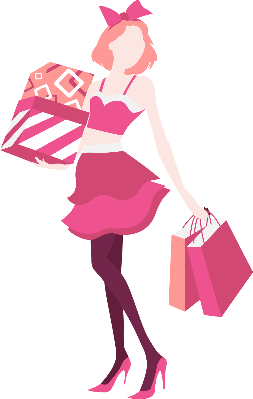 Shopping Apartment - Fashionable Women - Shopping Lady Png (816x1286)