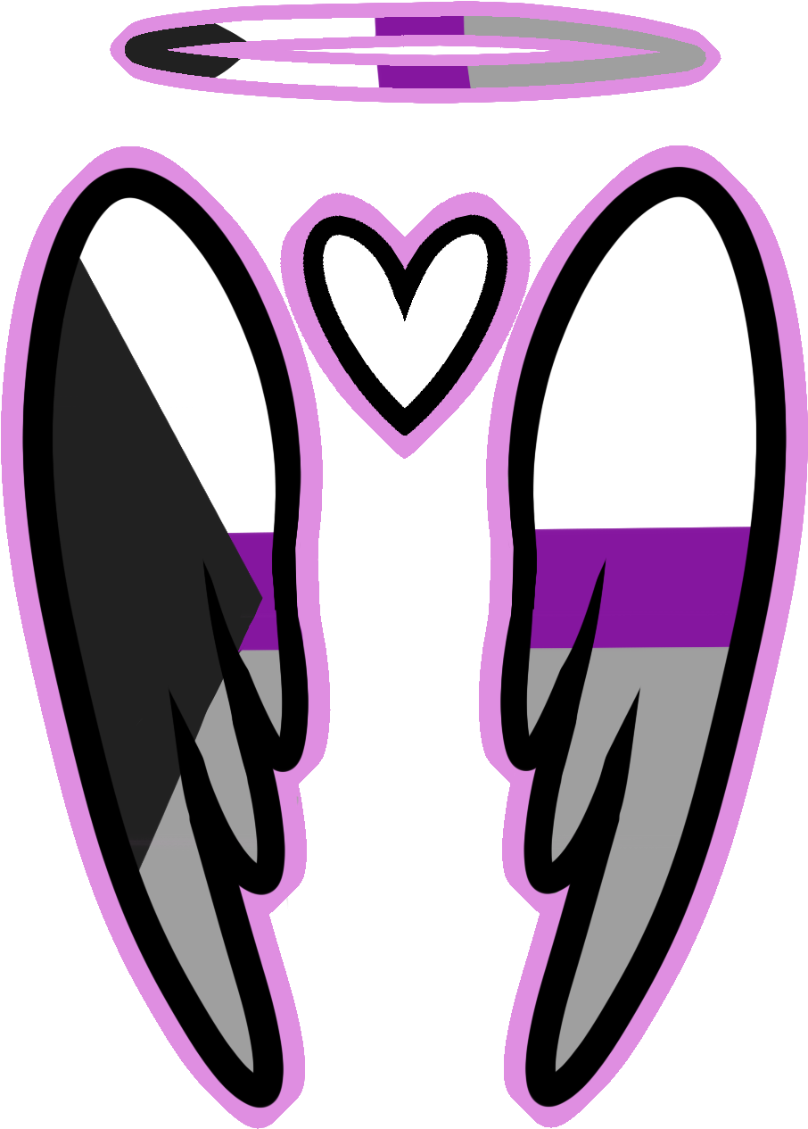 “ Sexuality Angel Wing Designs Check Out The Links - Sexual Orientation (1218x1376)