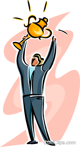 Man Holding Trophy Clipart 4 By Kevin - Secret Unraveled: Opening The Secret Once (261x480)