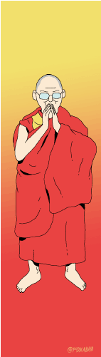 Dalai Lama Animated (500x500)