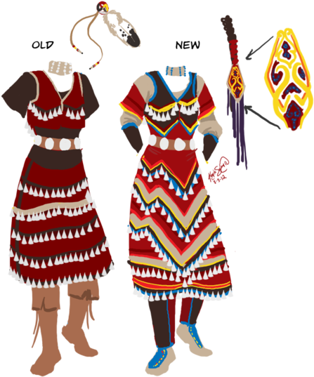 Jingle Dress Regalia Patterns Jingle Dress Regalia - Powwow Regalia Jingle Dress (500x600)