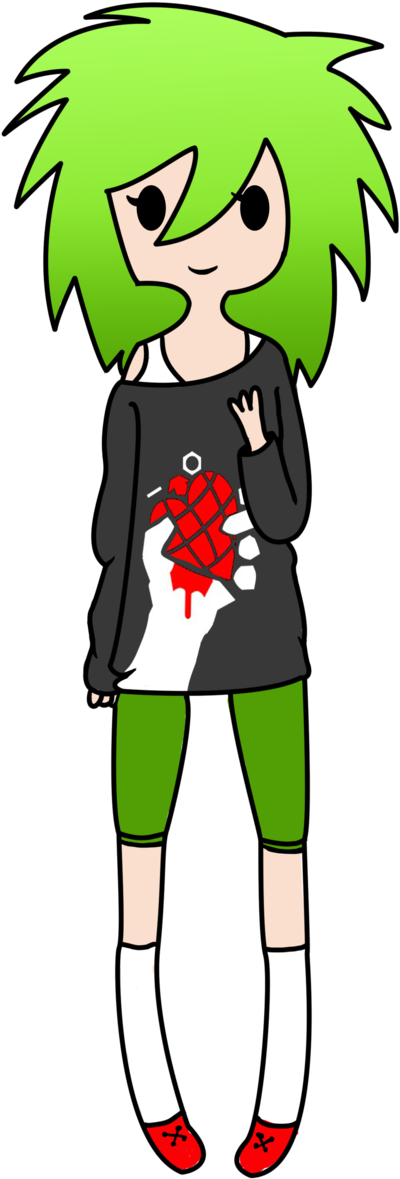 Tumblr Fangirl Green Day Fandom By Kellypony - Cartoon (900x1200)