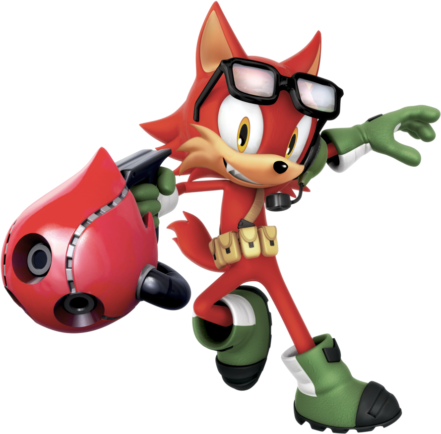 Godzilla Clipart Transparent Tumblr - Sonic Gadget The Wolf (894x894)