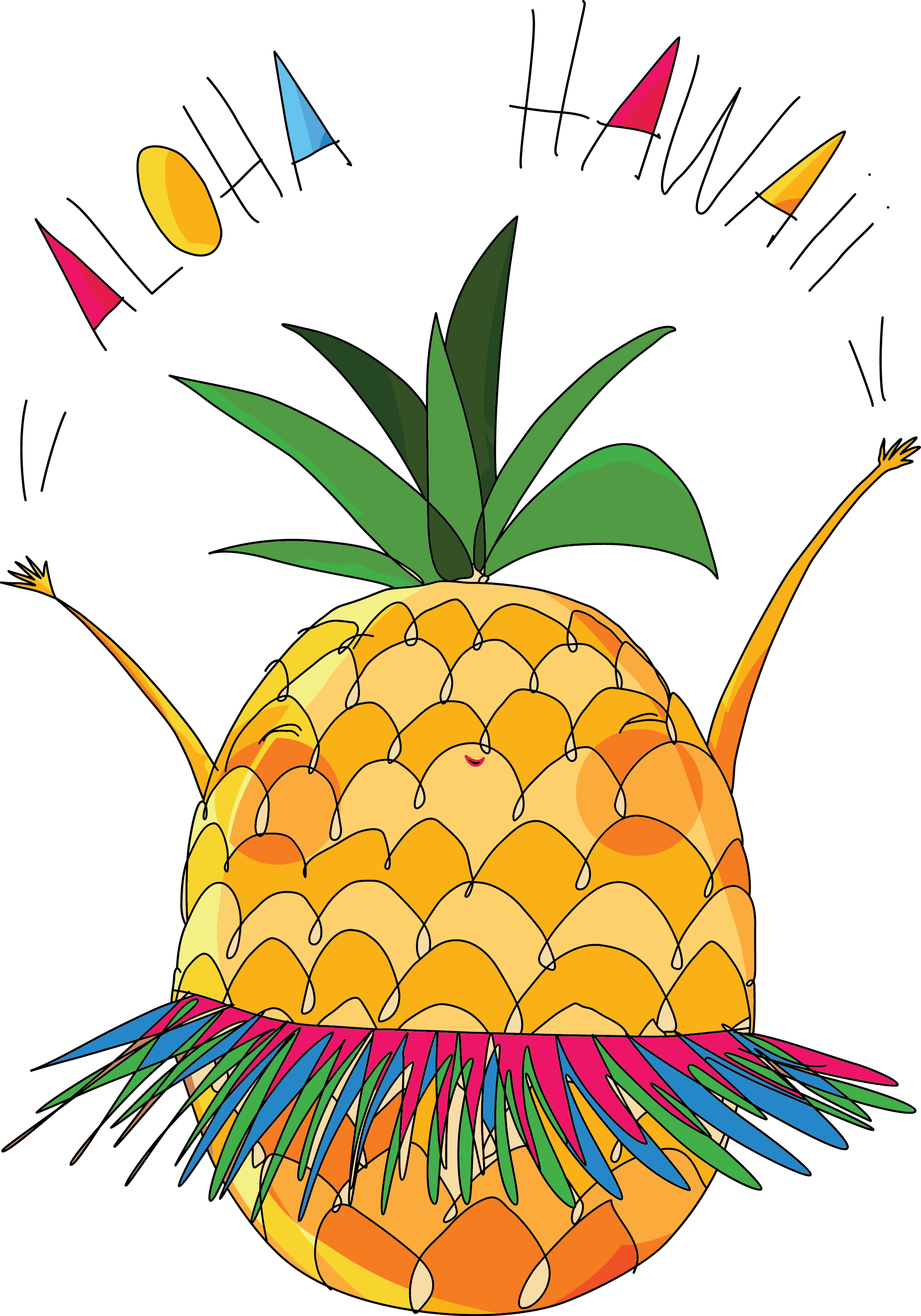 Pineapple Bromeliads Plant Food Fruit - Hawaii (2193x3132)