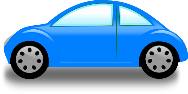 Blue Car Clip Art - Clipart Picture Of Car (600x301)
