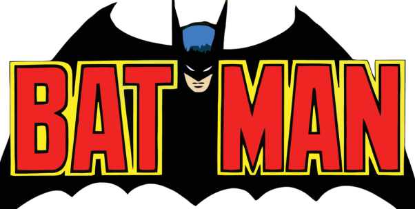 Pow Clank -terminology - 1982 Batman Logo Pinback Button (yellow Background) (602x303)