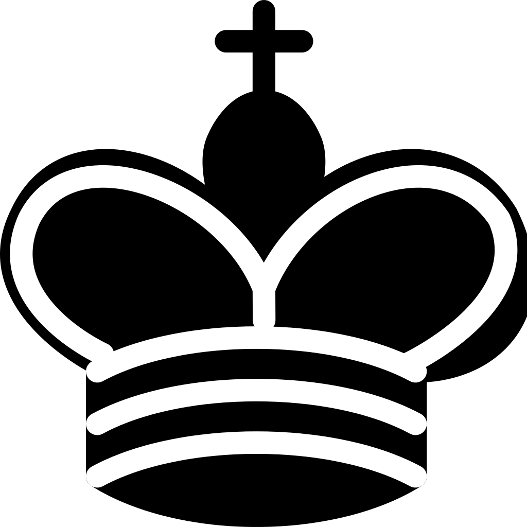 Western Black Side King - Chess (1024x1024)