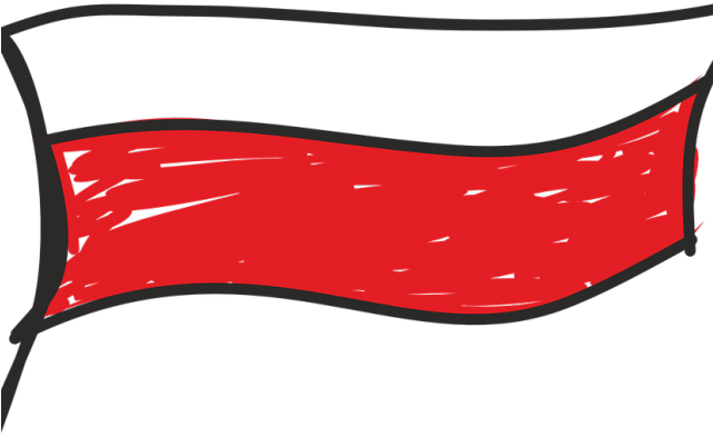 Poland Clipart American Flag - 100 Lecie Odzyskania Niepodległości (640x480)