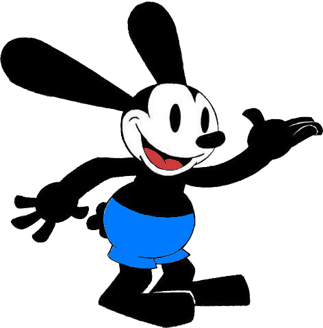 Oswald The Lucky Rabbit Clipart Transparent - Oswald The Lucky Rabbit (472x479)