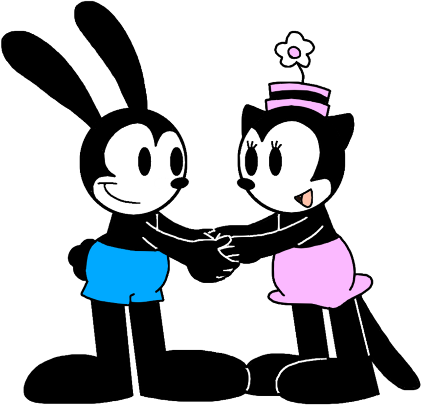 Oswald The Lucky Rabbit Clipart Svg - Cartoon (894x894)
