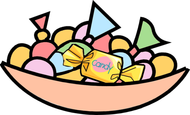 Candy Clipart Clipart Cliparts For You - Bowl Of Candy Clipart (640x388)