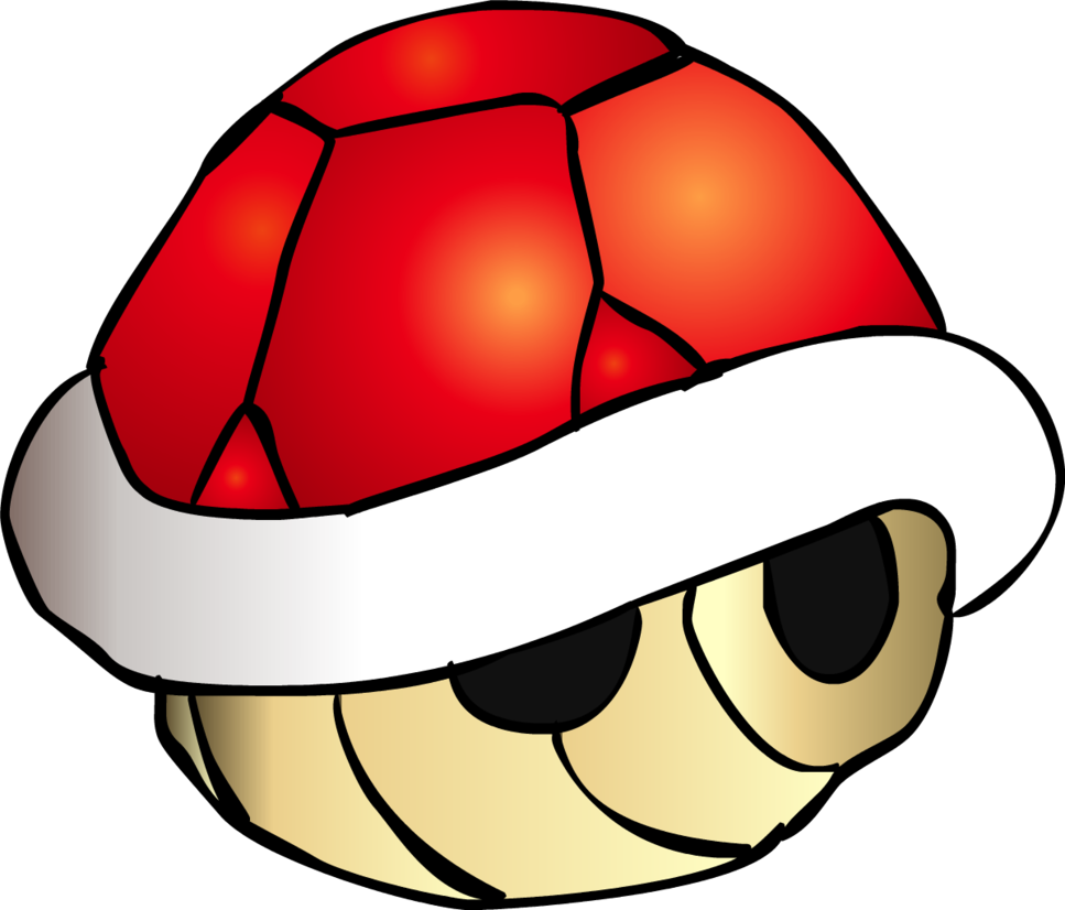 The Annoying Red Shell By Themarioking02 - Super Mario Kart Png Red Shell (967x826)