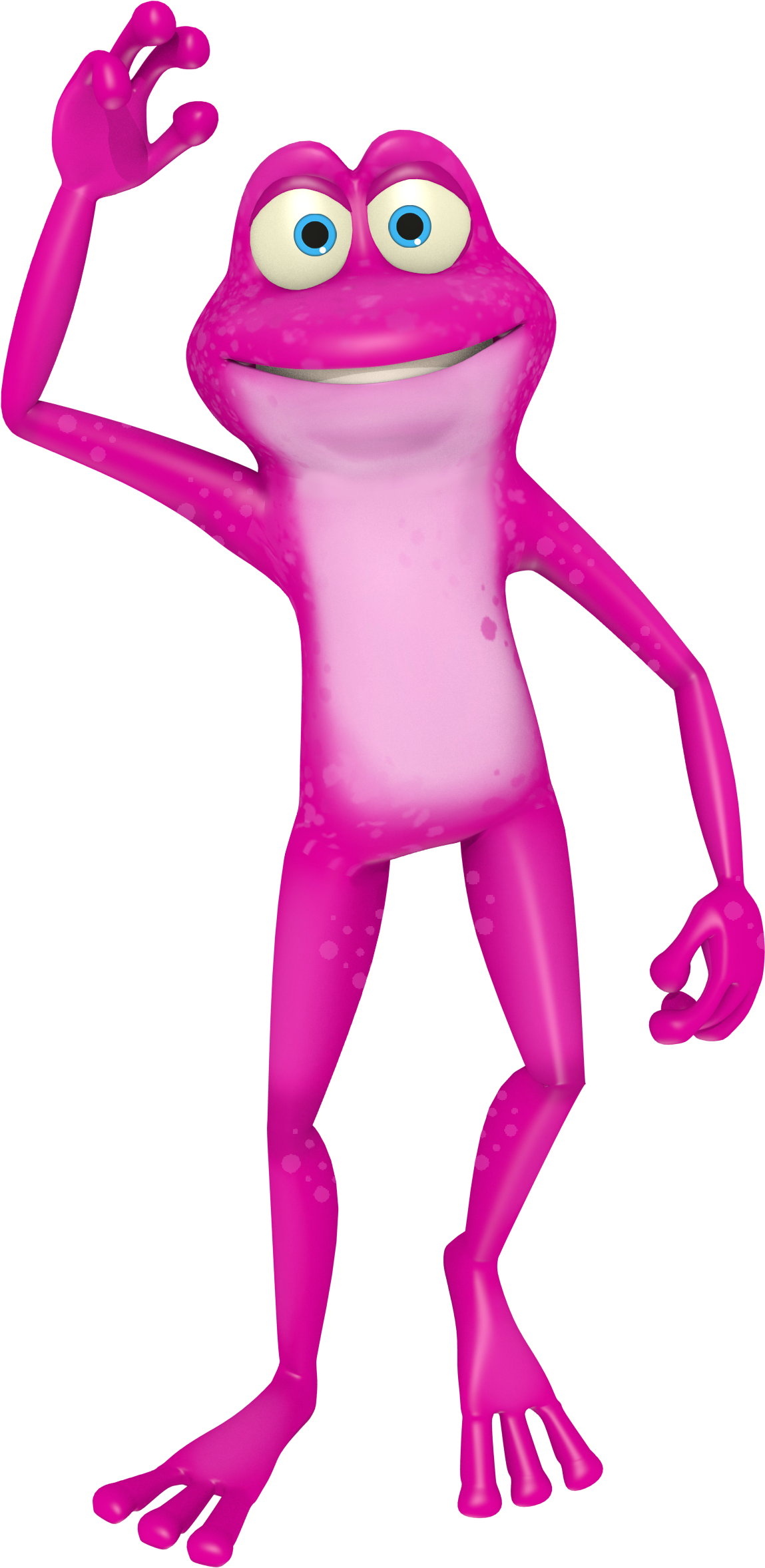 Call 1-844 Get Frog - Pink Frog Cartoon (1794x2524)