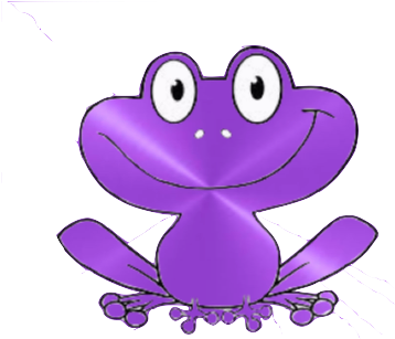 Purple Frog Clipart - Purple Frog Clipart (540x380)