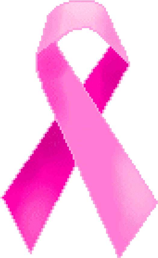 Pink Ribbon Free Clipart - Cancer Symbol (640x917)