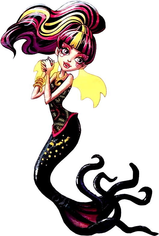 Draculaura Great Scarrier Reef Monster High Illustration, - Monster High Great Scarrier Reef Draculaura (551x814)