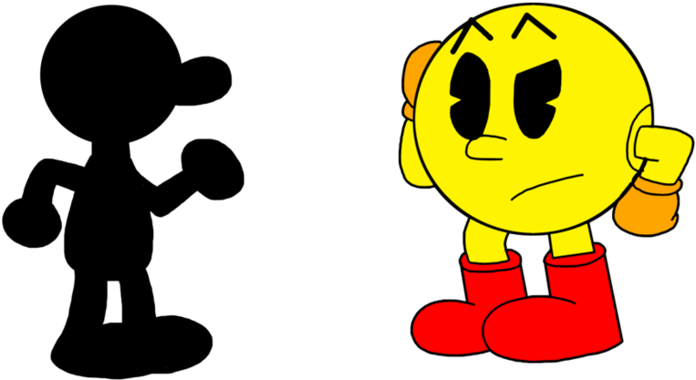 Pac-man Meets Mr - Pac-man (894x894)