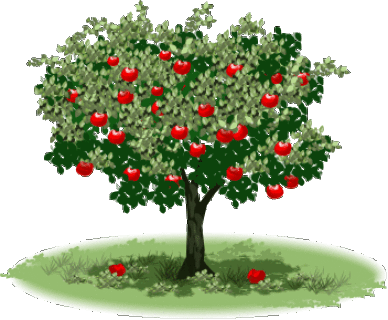 Apple Tree Member - Fall Apple Tree Clip Art (388x320)