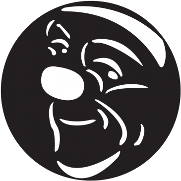 Clown Face Gobo - Arsenal Tube Station (400x400)