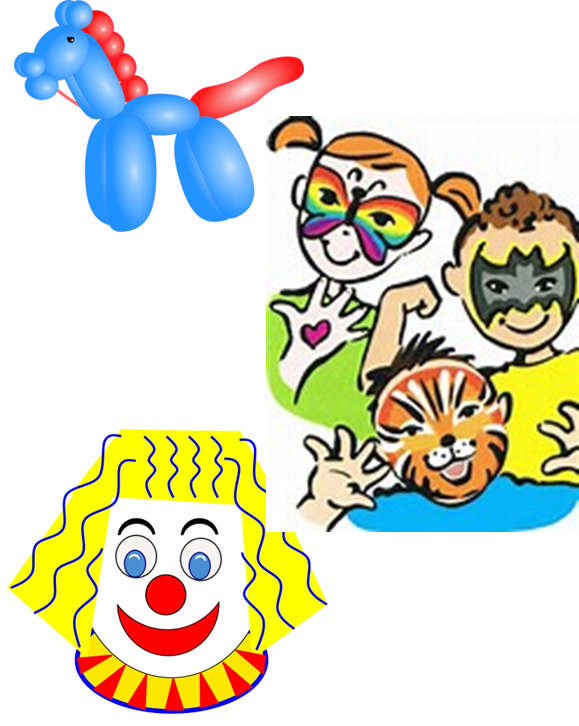 And Neglect Will Be Available - Face Painting Clip Art (579x726)