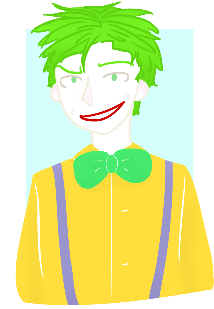 Joker Nose Clip Art - Cartoon (800x1100)
