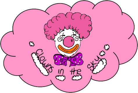 Clowns In The Sky - Colour In For Children (475x320)