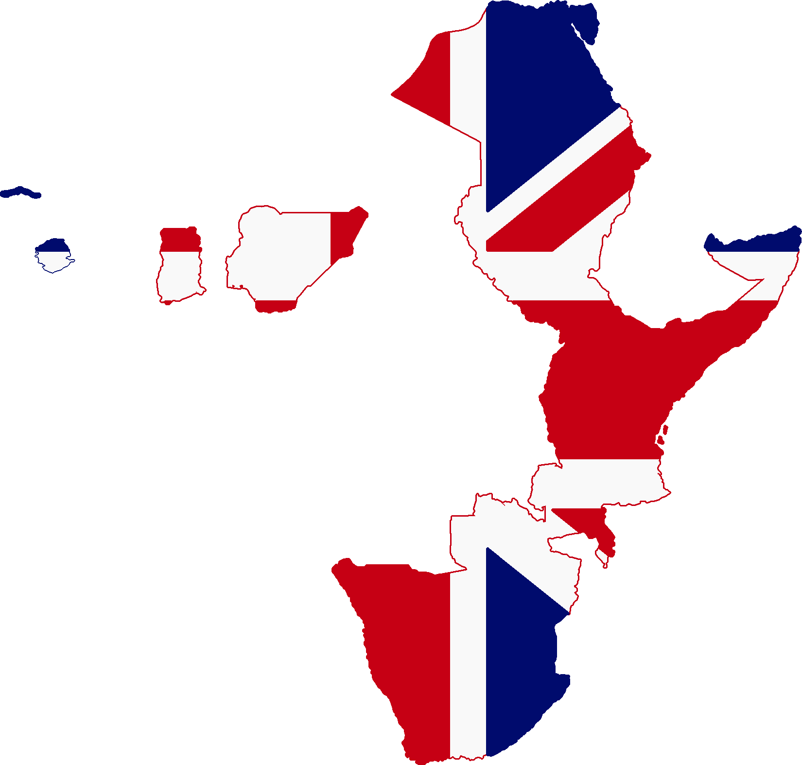 British South East Africa Flags - Africa British Empire (1650x1574)
