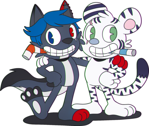 Commission For @larry The Tiger - Cartoon (500x423)