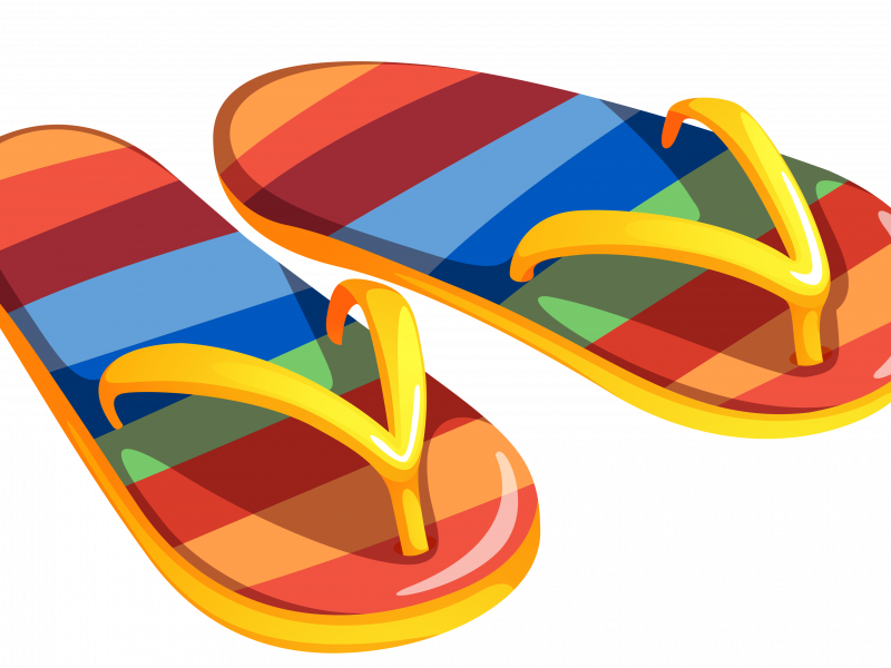 Strikingly Free Clipart No Copyright Cute Flipflops - Summer Clip Art (800x600)