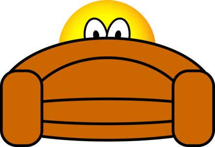 Scared Smiley Face Clipart Best Kq35ok Clipart - Hiding Smiley Face (441x302)