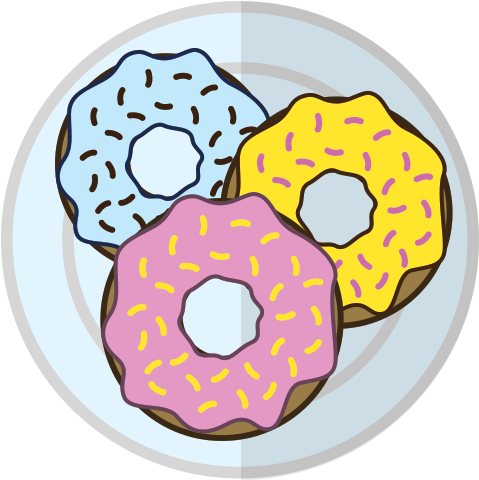 Extra Donuts - Cruller (500x500)