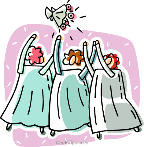 Bouquet Clipart Bridesmaid - Bouquet Clipart Bridesmaid (471x480)