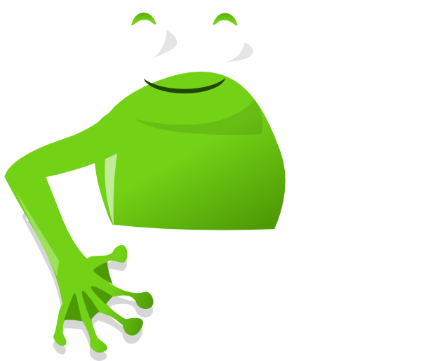 Frog Left Arm Clip Art At Clker Com Vector Clip Art - Illustration (600x514)