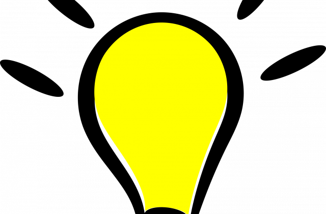 Light Bulb Clipart Thinking - Incandescent Light Bulb (640x420)