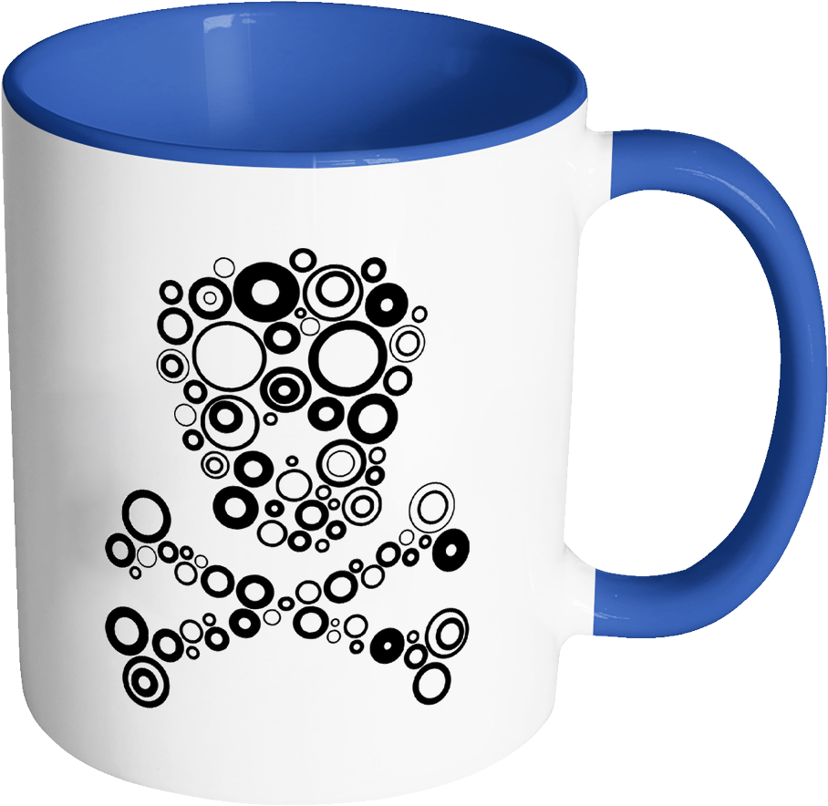 Abstract Human Skull Accent Mug - Bible Emergency Numbers Mug - Christian Gifts For Women (1024x1024)