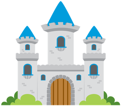Castle Building - Fairy Tale Castle Clip Art (400x366)
