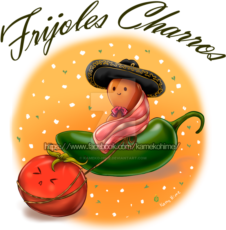 Frijoles Charros By Kameko-hime - Frijoles Charros (800x795)