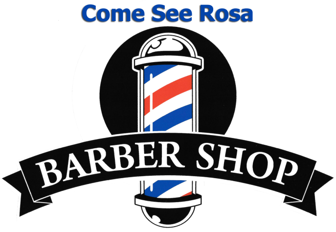Medium Size Of Patio - Logo Barbershop Png (687x474)