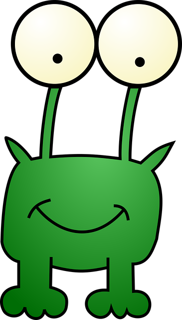 Green Monster Clipart (365x640)