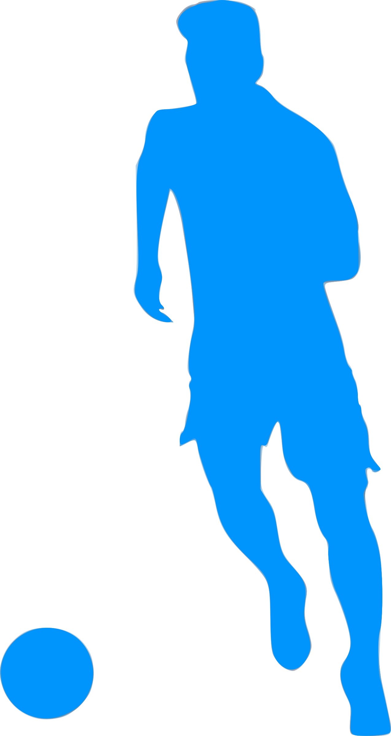 Silhouette Football 13 - Football Player (1275x2400)