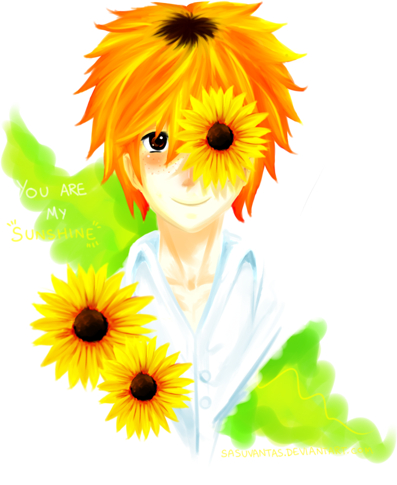 You Are My Sunshine - Sunflower (868x1058)