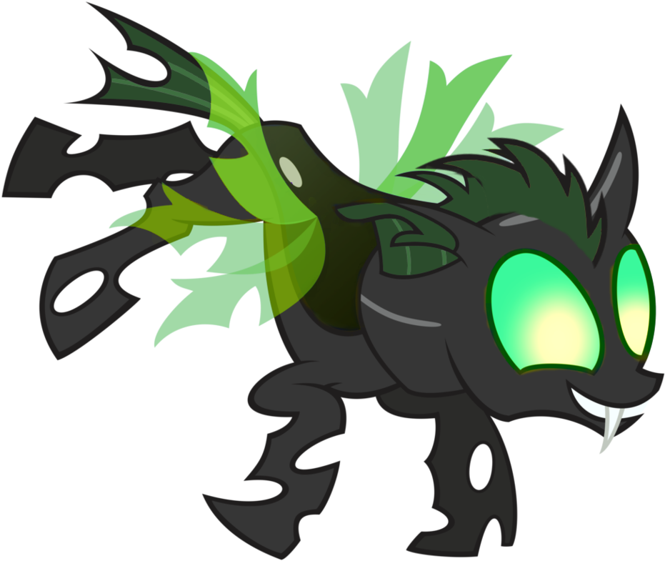 Darkling The Changeling By Owl-parchment - Changeling Darkling Mlp (979x816)