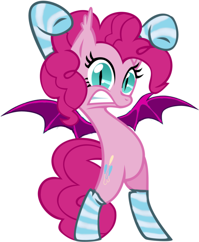 Pinkie Pie Bat Pony By Owl Parchment - Comics (719x1110)