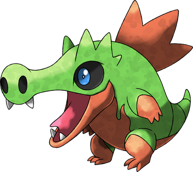 058 Drubur - Pokemon Acanthite Pokedex Full (392x350)