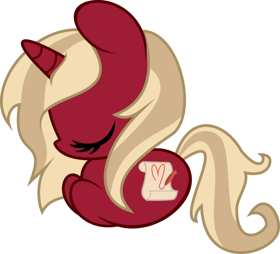 Parchment Heart Chibi By Blueblitzie - Heart Chibi (937x852)