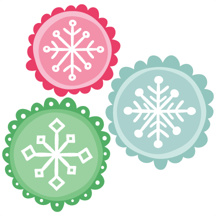 Snowflake Set Svg Scrapbook Cut File Cute Clipart Files - Circle (432x432)