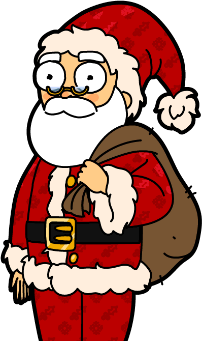 Rick And Morty Clipart Santa Claus - Santa Morty Pocket Mortys (444x702)