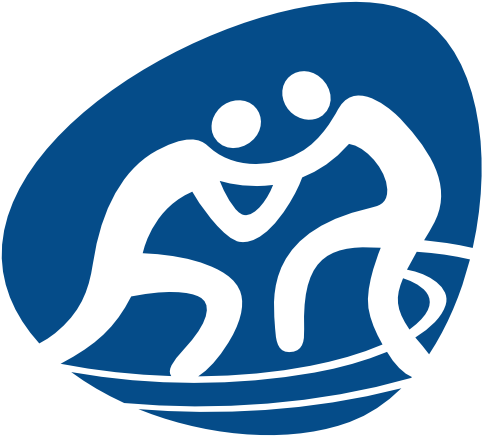 Wrestling Png - Rio Olympics Wrestling Logo (512x512)
